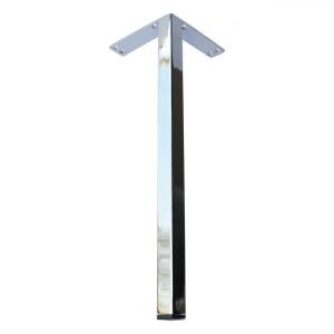 Buy Metal Furniture Legs, Metal Foot, 5"H, Brushed Brass Square Leg 801-5bg at affordable price from Alpha Furnishings in USA
