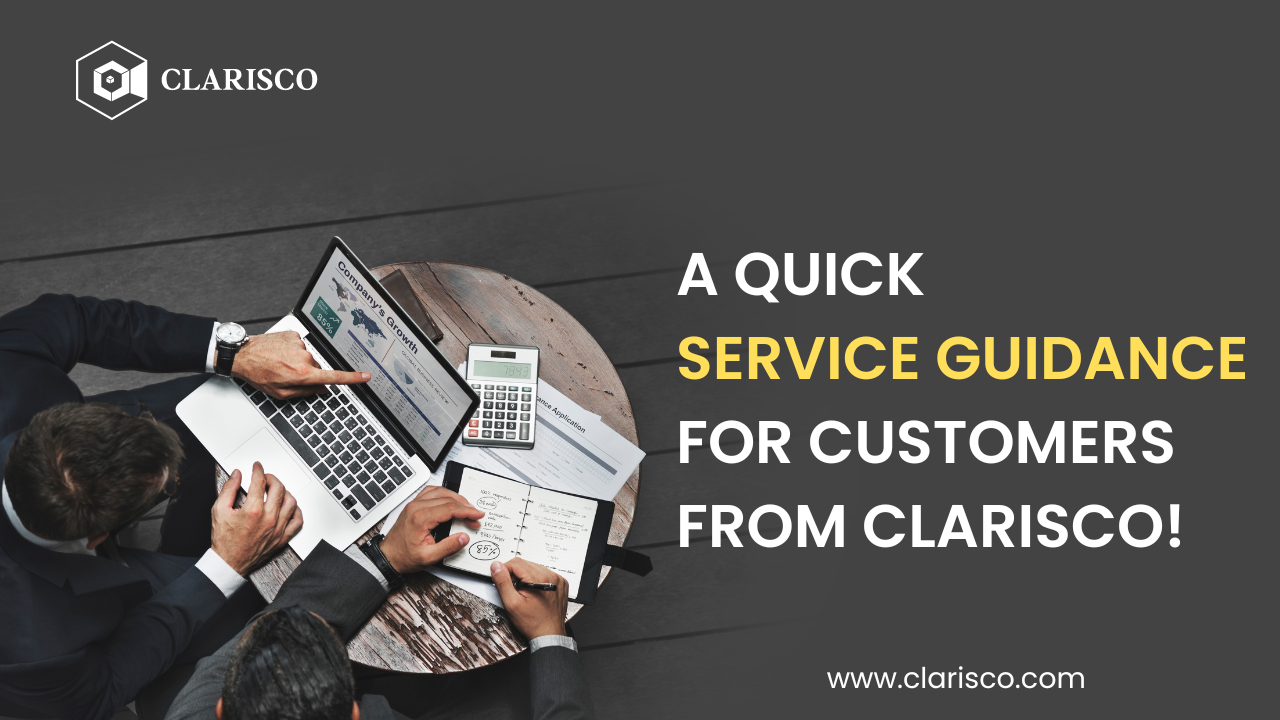 A Quick Service Guidance for Customers from Clarisco! | A quick glance at the conversation