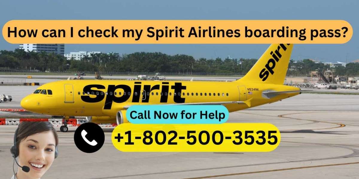 How can I check my Spirit Airlines boarding pass?
