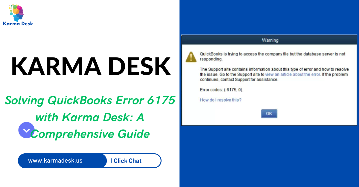 Solving QuickBooks Error 6175,0 with Karma Desk