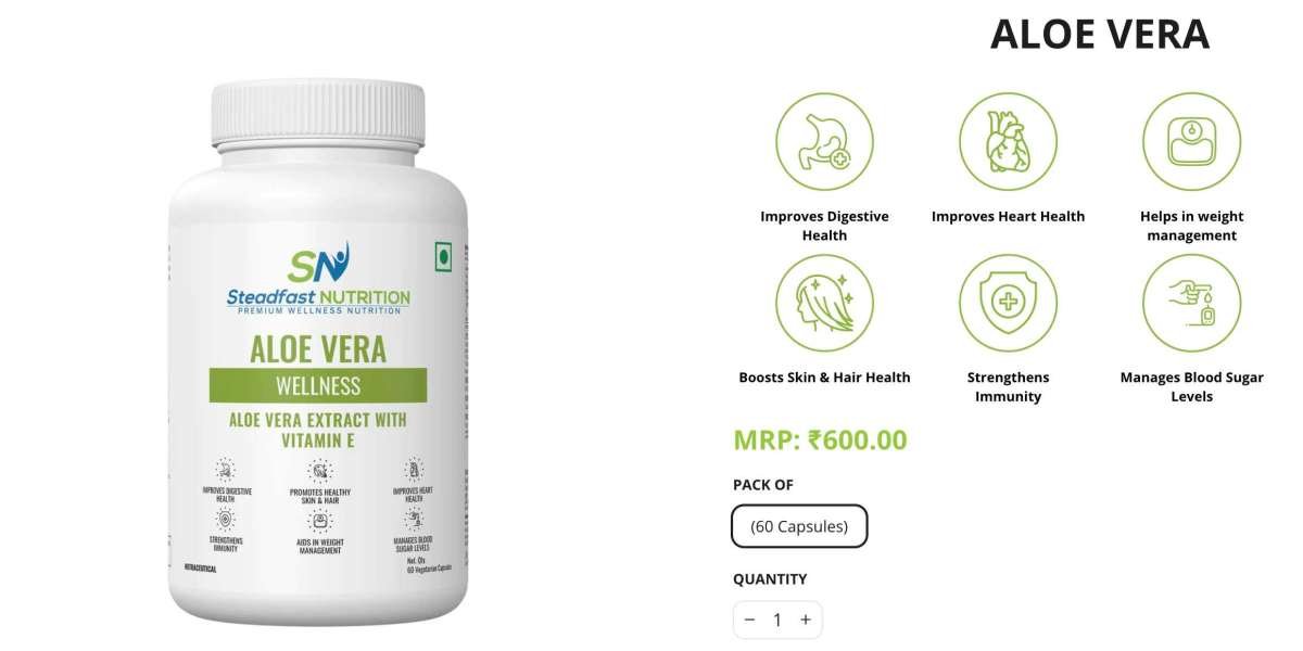 Buy Aloe vera capsule online at steadfast nutrition
