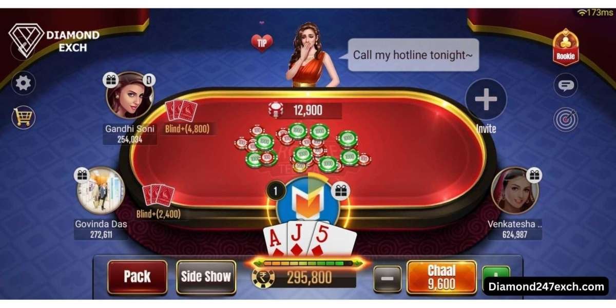 Real Cash Teen Patti Game Is Play On Diamond Exch Platform