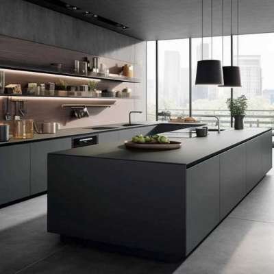 Flat Panel Kitchen Cabinets Profile Picture