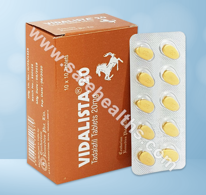 Buy Vidalista 20mg online【20% OFF + Free Shipping】- SafeHealths