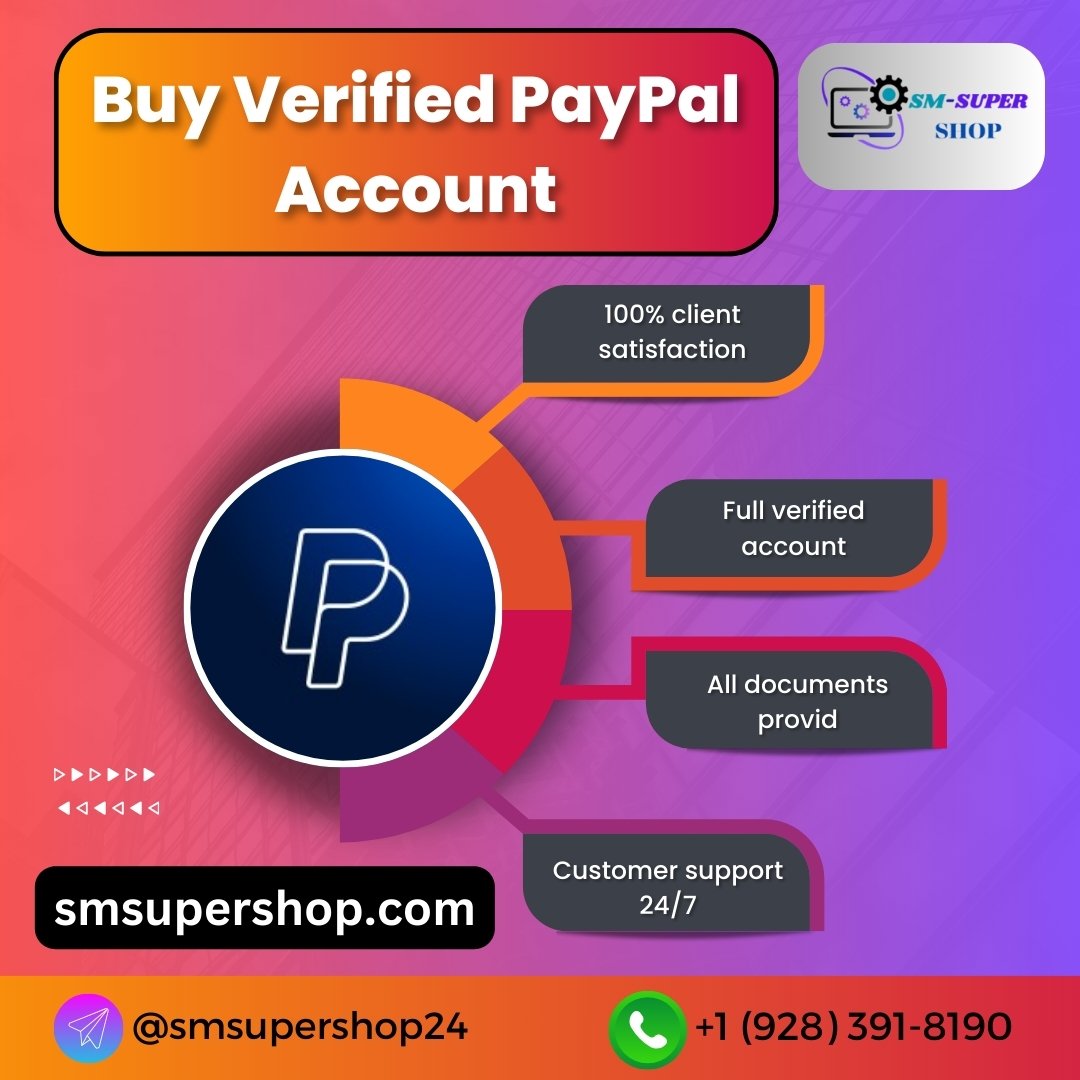 Buy Verified PayPal Account - smsupershop.com