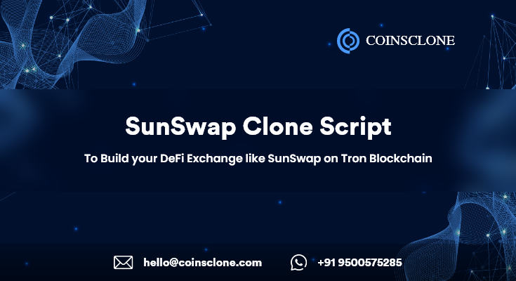 SunSwap Clone Script To Build a DeFi Exchange Like SunSwap