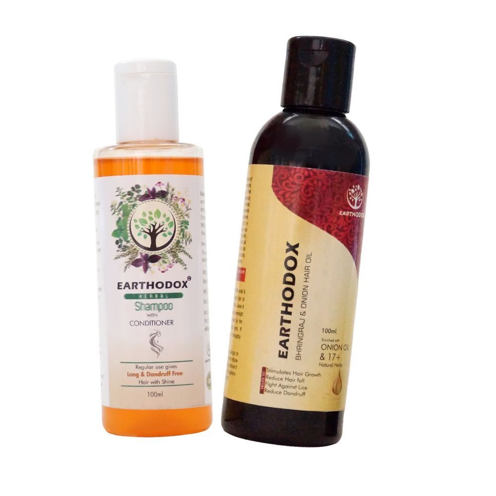 Earthodox Bhringraj Shampoo (100 ml)- For Dandruff Free Long Silky Hair