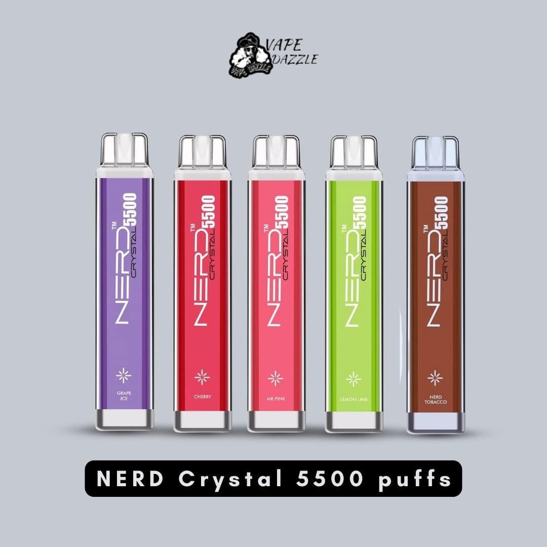 NERD Crystal 5500 Puffs Best UK-Based Vape in Dubai UAE