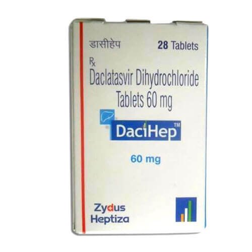 Daclatasvir Dihydrochloride 60mg Tablet Price: Buy Dacihep, Uses, Dosage | MagiCinePharma