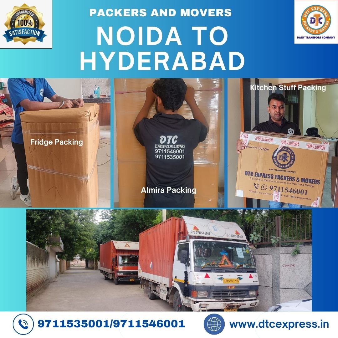 Book Packers and Movers in Noida to Hyderabad, Book Now Today