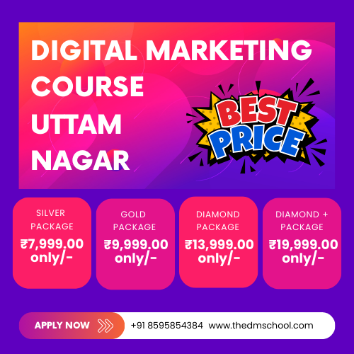 Best Digital Marketing Course In Uttam Nagar , Delhi - thedmschool