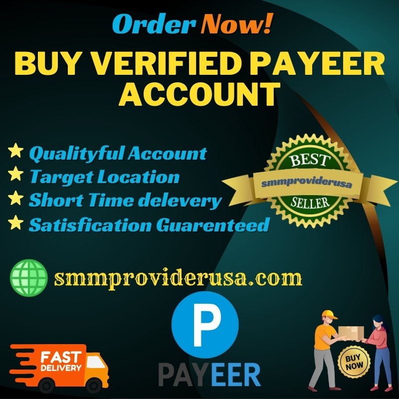 Buy verified Payeer accounts | Best Payeer Account seller