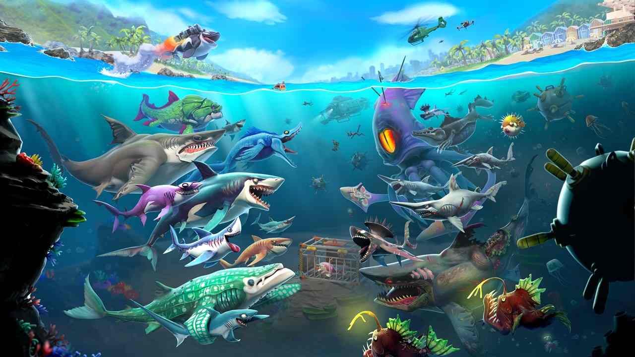 Tải game Hungry Shark World Mod APK v11.9.4 (Menu, Vô Hạn Tiền)