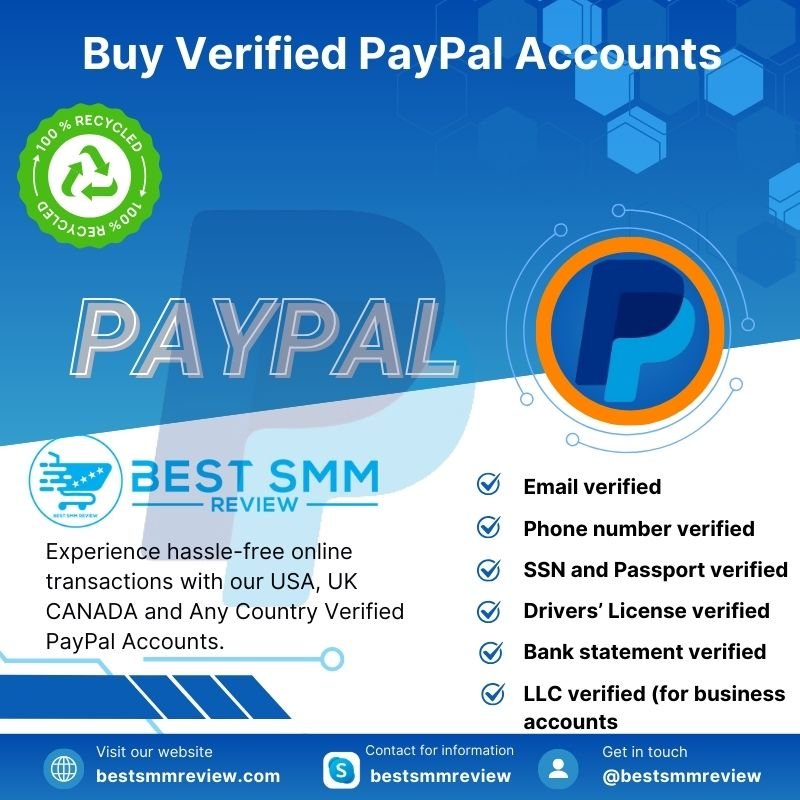 Buy Verified PayPal Accounts - Best SMM Review