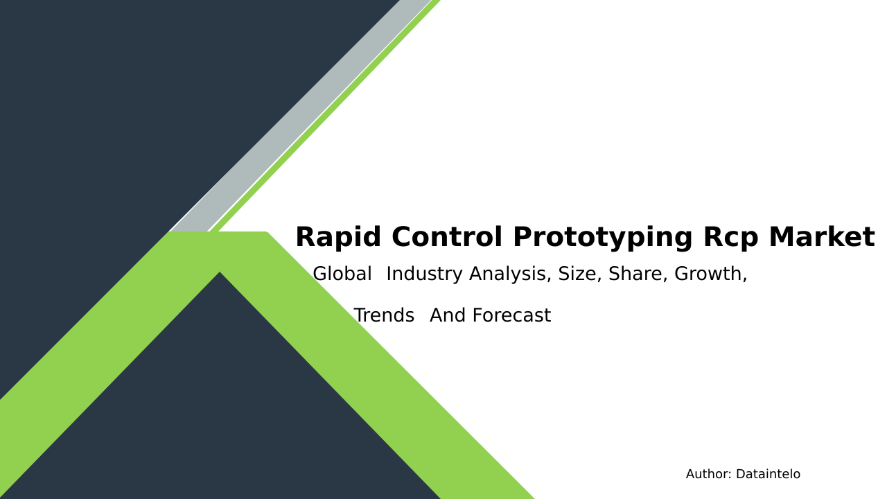 Request For Sample of Rapid Control Prototyping Rcp Market Research Report 2032