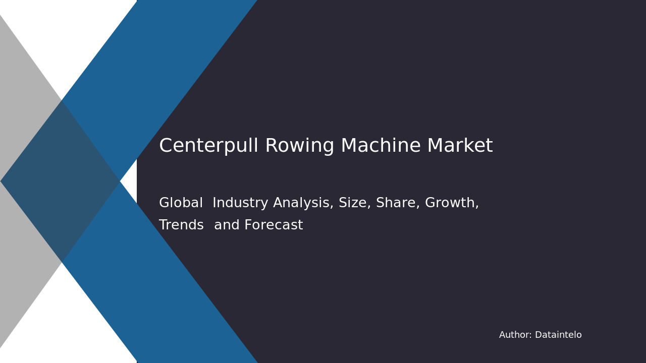 Request For Sample of Center-pull Rowing Machine Market Research Report 2032