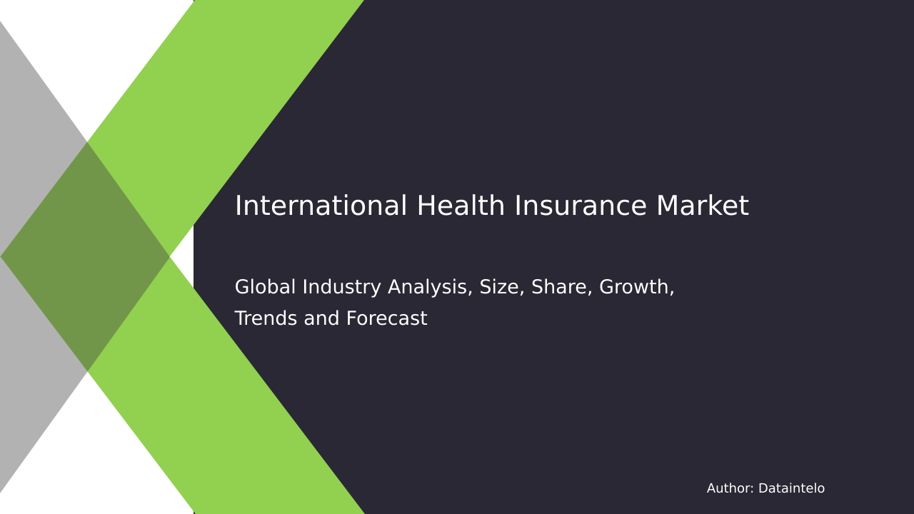 Request For Sample of International Health Insurance Market Research Report 2032