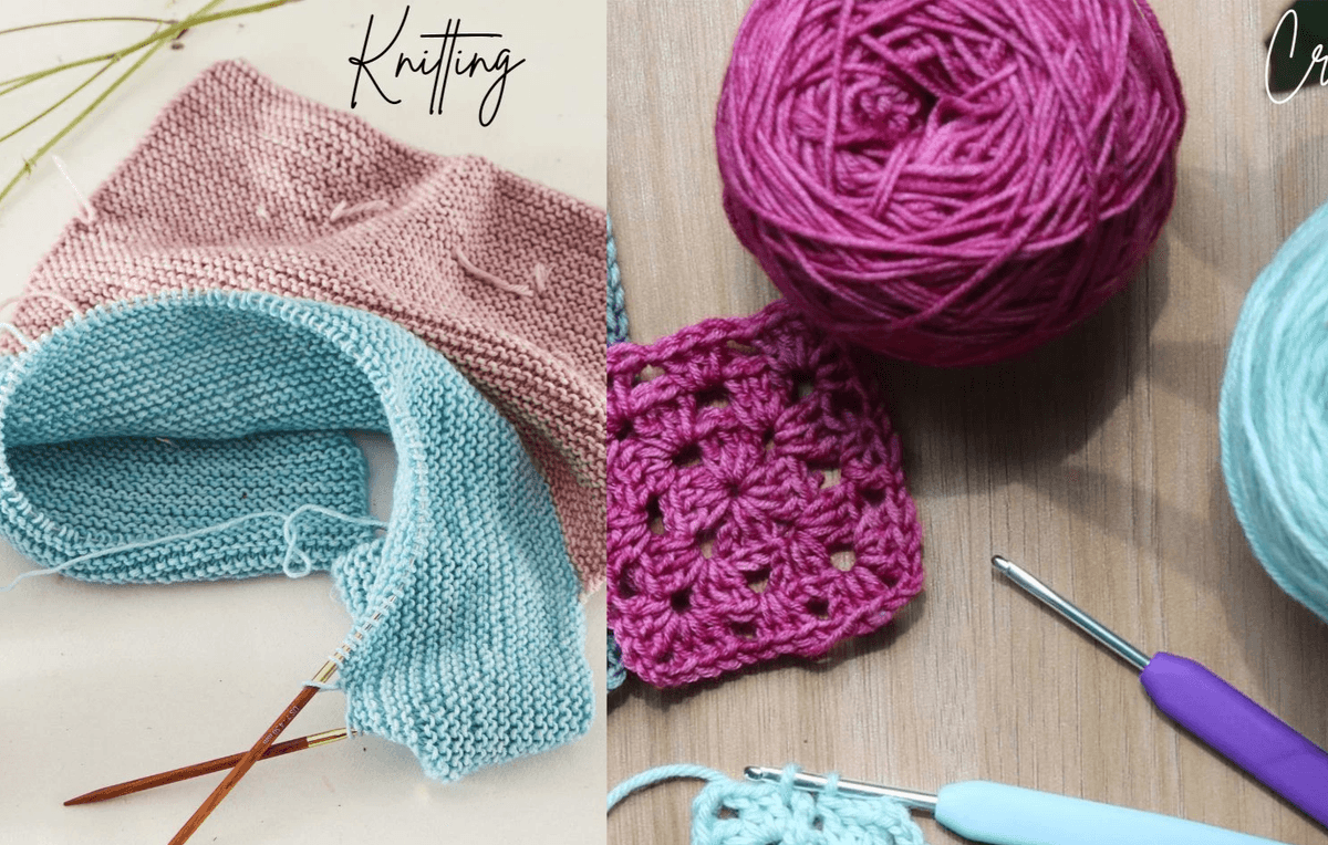 Benefits of Knitting and Crochet