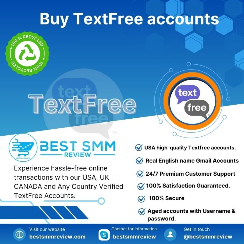 Buy TextFree Accounts - Best SMM Review