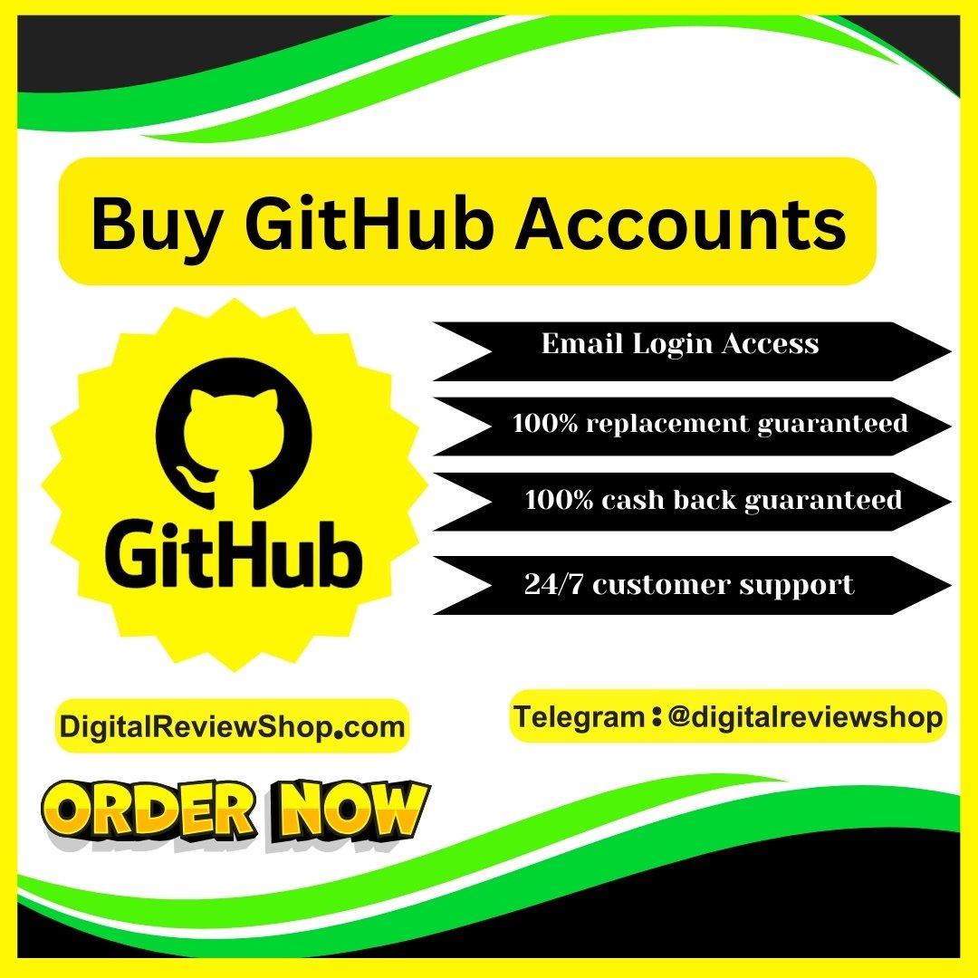 Buy GitHub Accounts - 2025 DigitalReviewShop