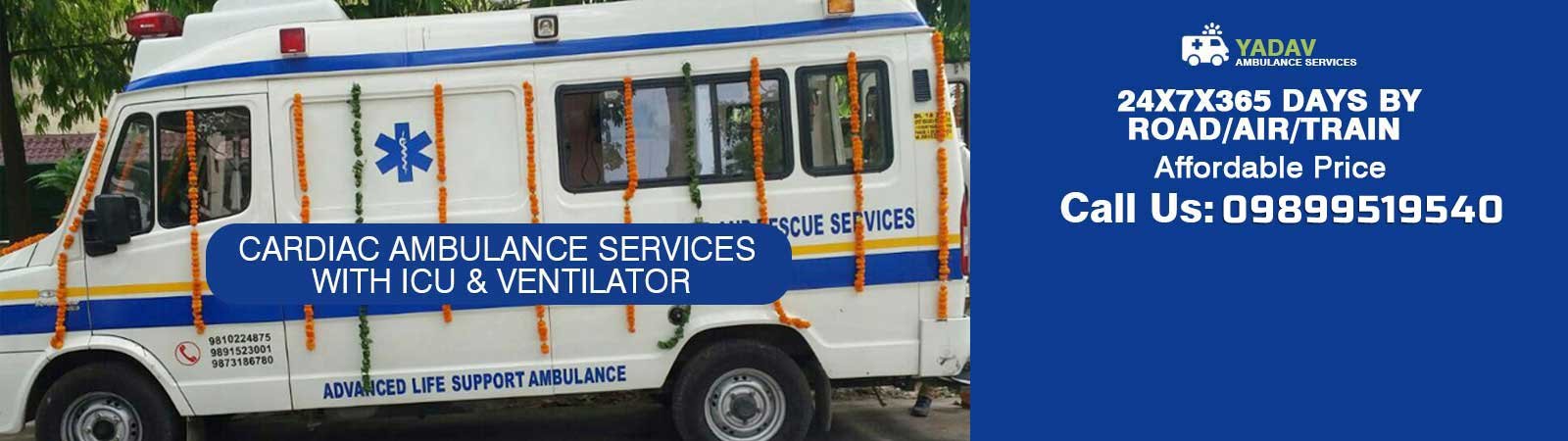 Ambulance Services in Delhi NCR by Road Noida, Ghaziabad