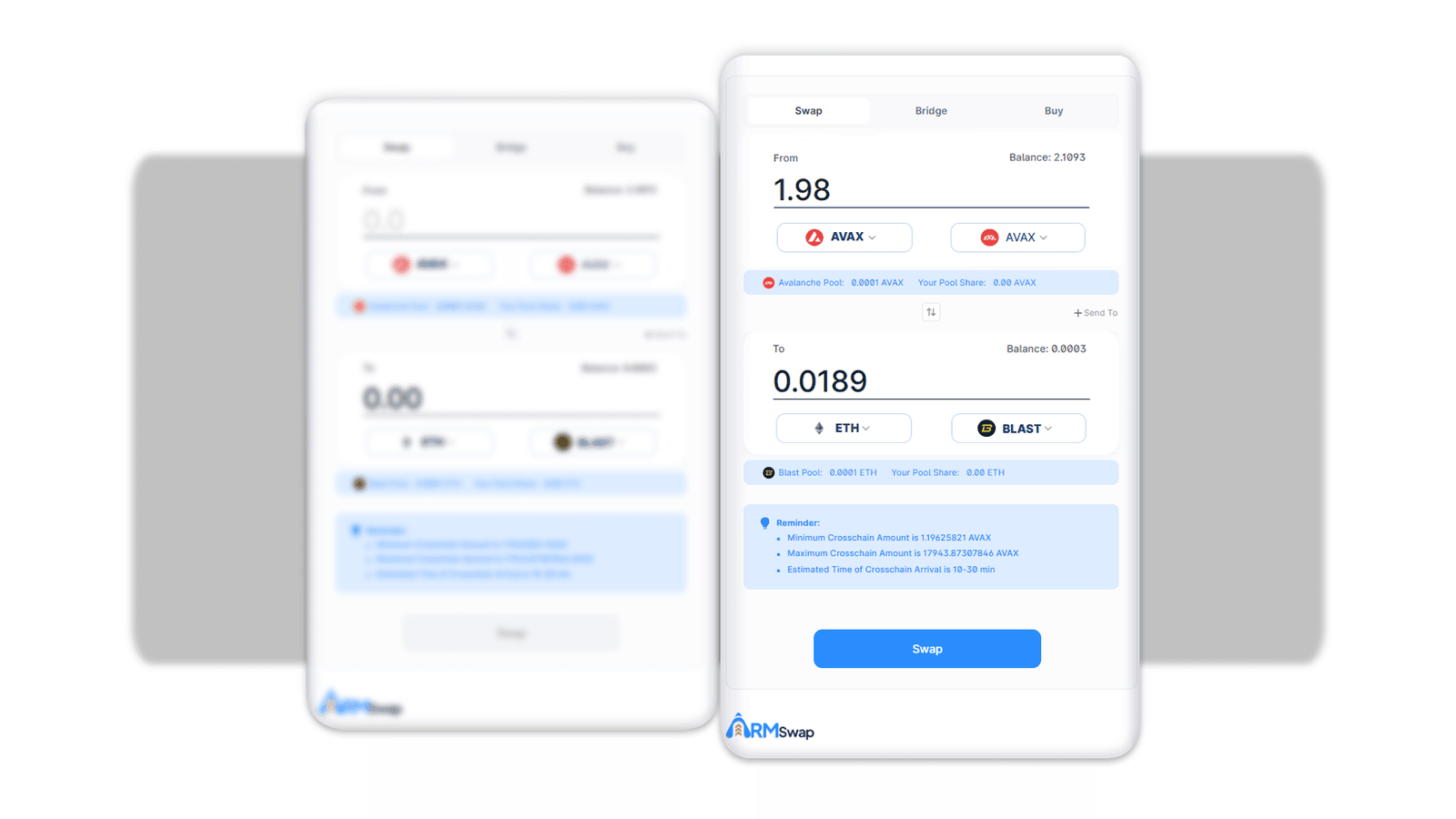 How to Swap AVAX to BLAST in 3 Simple Steps | ARMswap