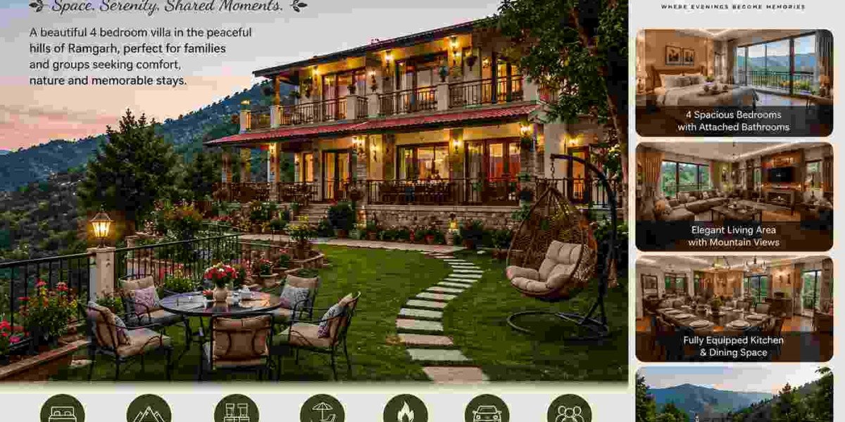 4 Bedroom Villa Ramgarh with Garden