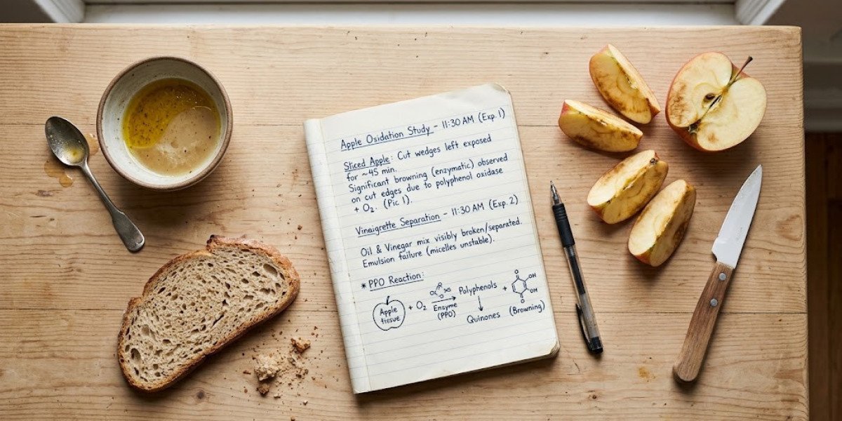 Bread, Apples and Split Sauces: Explaining Food Science Properly