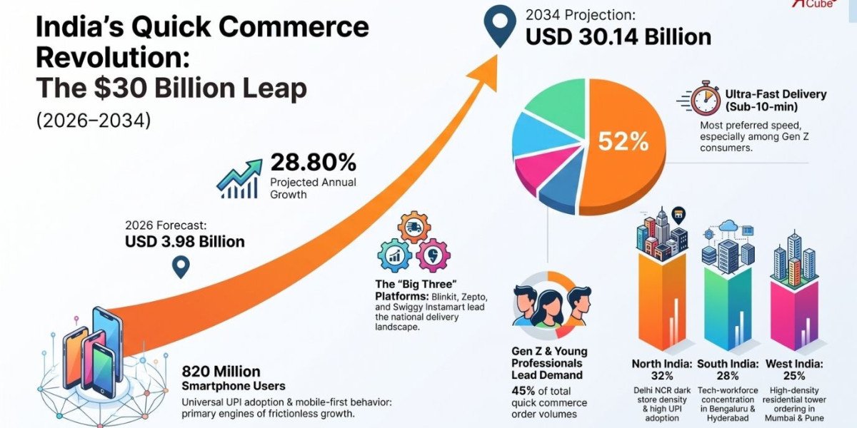 India Quick Commerce Grocery Market: Growth Outlook, Key Trends & Forecast 2034